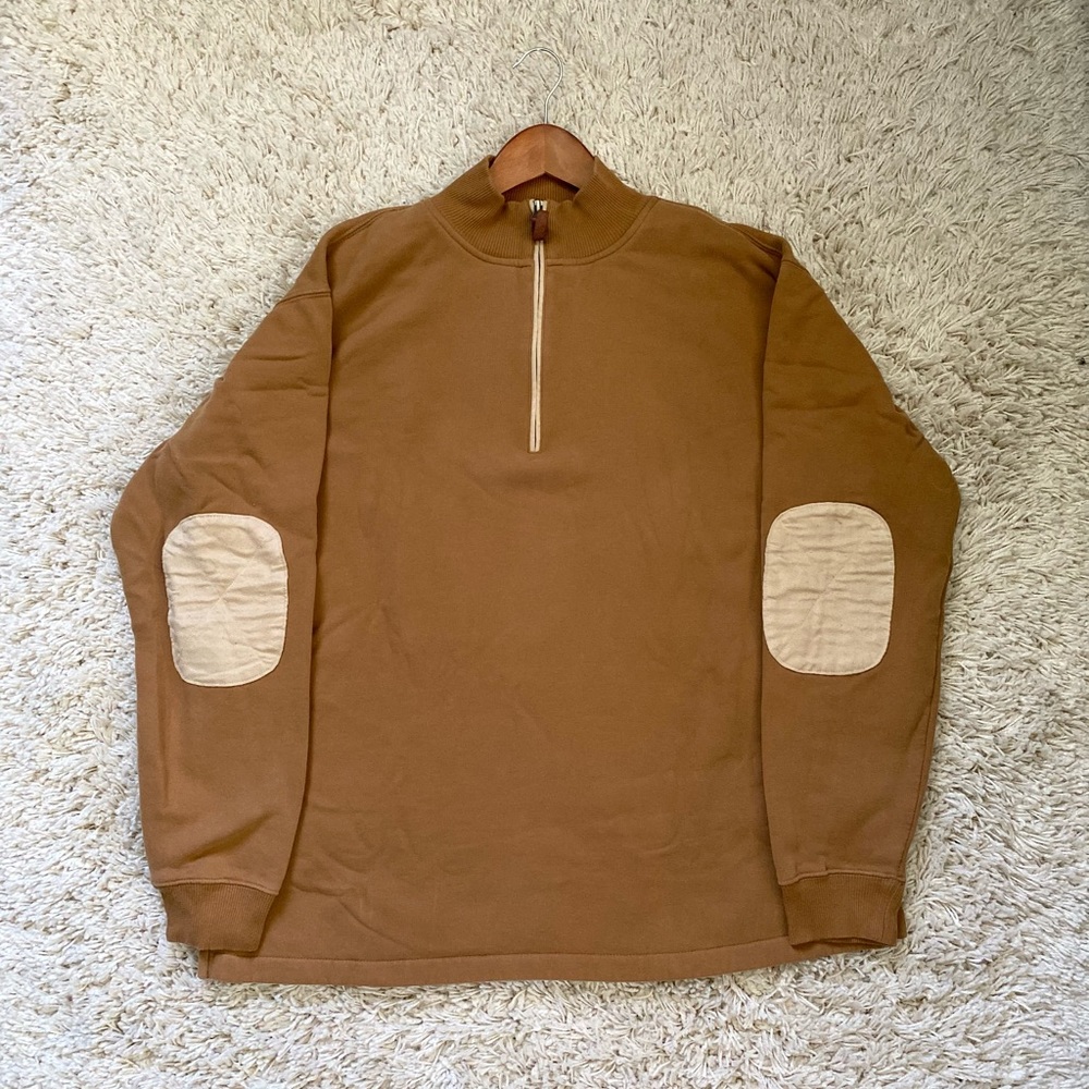 Mens Woolrich 1/4 Zip Sweater Large